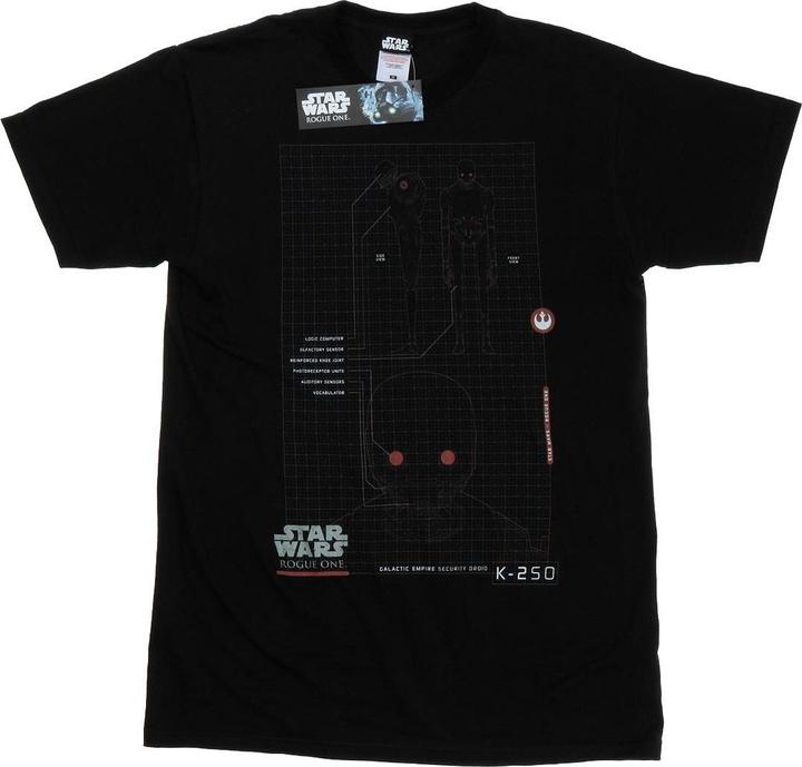 Star Wars Rogue One K2SO Schematic TShirt