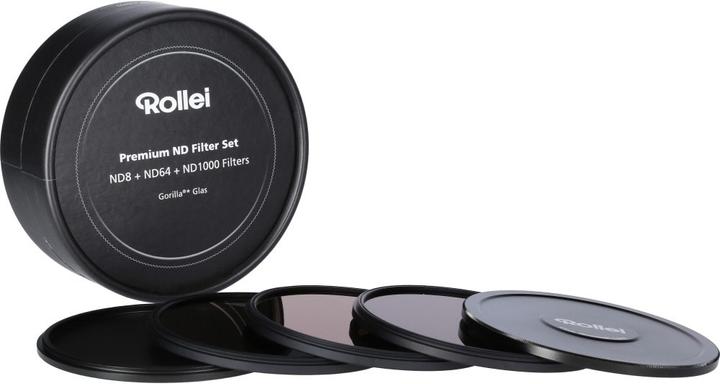 Image du produit Rollei Jeu de filtres ND Premium (49 mm, Filtre gris neutre, 49 mm)