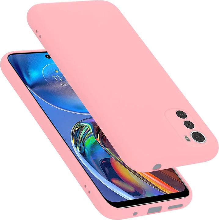 Productafbeelding Cadorabo TPU Liquid Silicone Hoesje Cover voor Motorola MOTO E32 4G / E32S (Motorola Moto E32s)