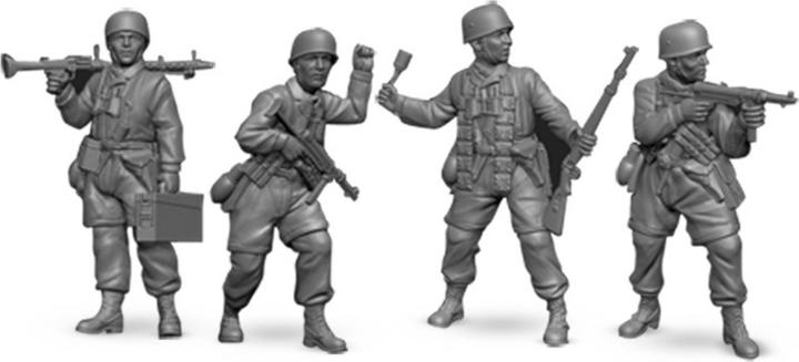 Actual product image Tamiya 1:72 WWII German paratroopers