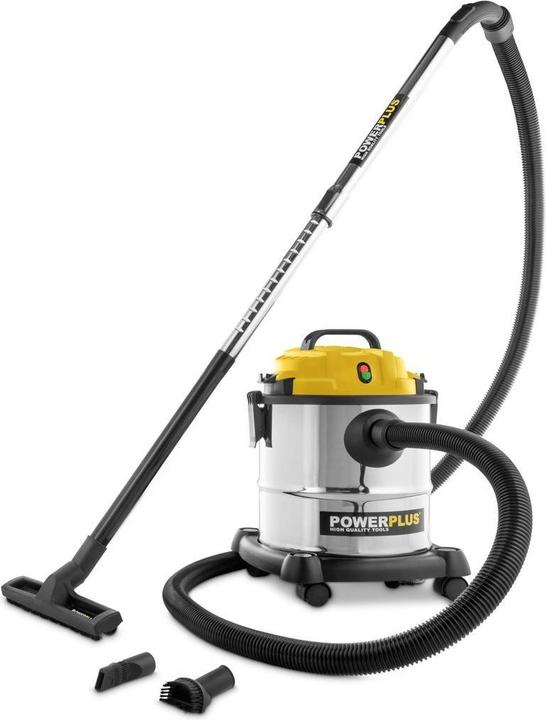 Image du produit Powerplus Aspirateur eau/sec 1200W 20L - 4 Acc. (Aspirateur eau et poussière)