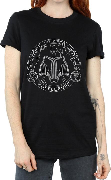 Hufflepuff BaumwollBoyfriend TShirt (L)