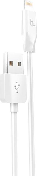 Actual product image Hoco USB-A to Lightning Rapid X1, 18W, 2A, 1m, white (1 m, USB 3.0)