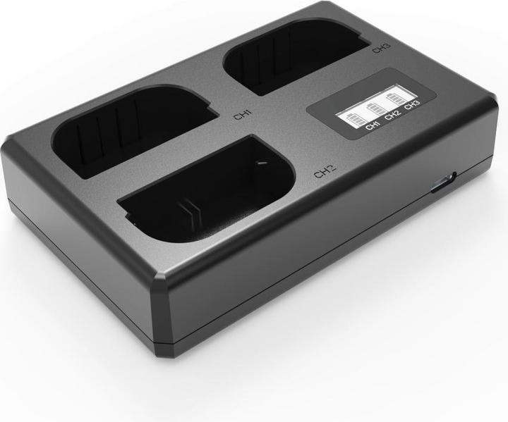 Actual product image Acconic Triple Charger Triple Charger for Nikon EN-EL14 1D3100 D3200 D5100 D5200 P7000 P7700 P7800 incl. (1 pcs.)