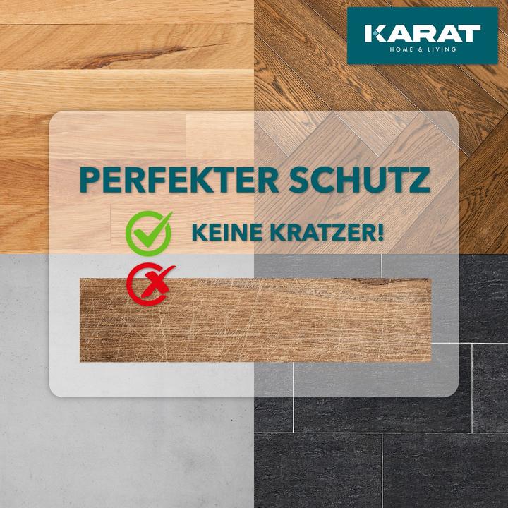Image du produit Karat Tapis de protection du sol en polycarbonate (114 x 130 cm)