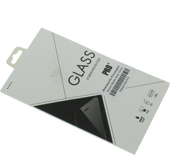 Actual product image MobileParts Armoured glass - Xiaomi Redmi Note 12 Pro (1 Piece, Xiaomi Redmi Note 12 Pro 5G)