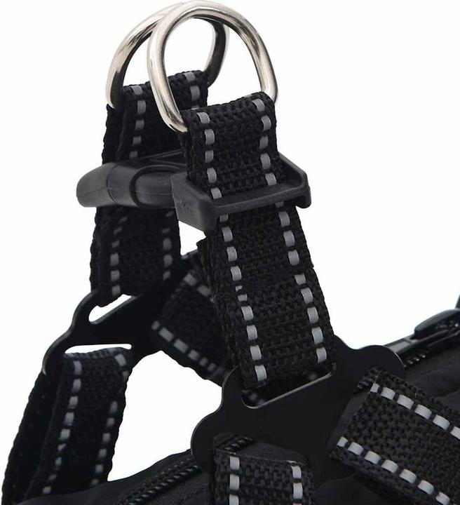 Actual product image VidaXL Dog coat with harness Waterproof Reflective (32, Dog coat)