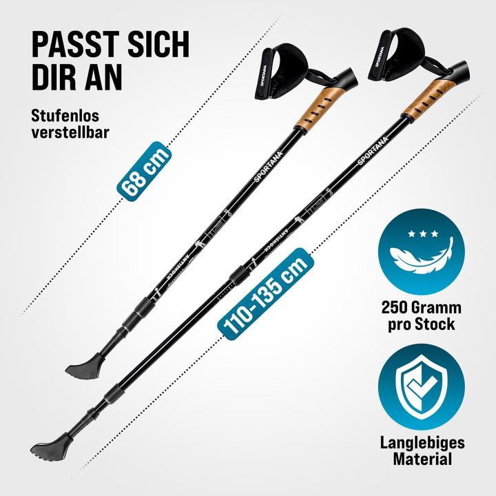 Image du produit Deuba Bâtons de marche (135 cm)