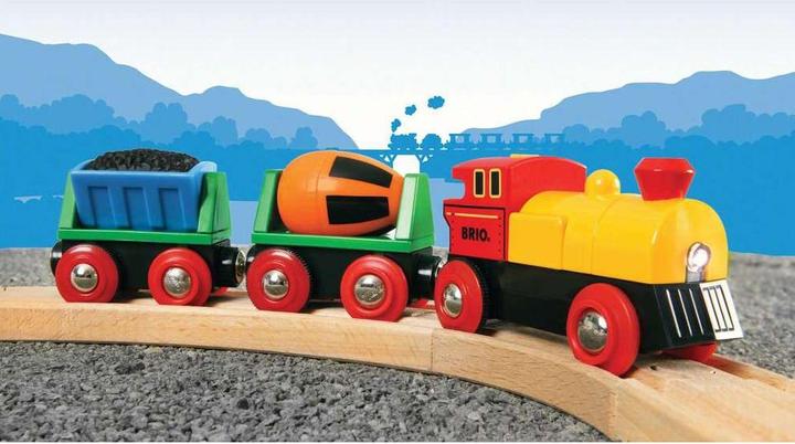 Actual product image Brio Train with battery locomotive