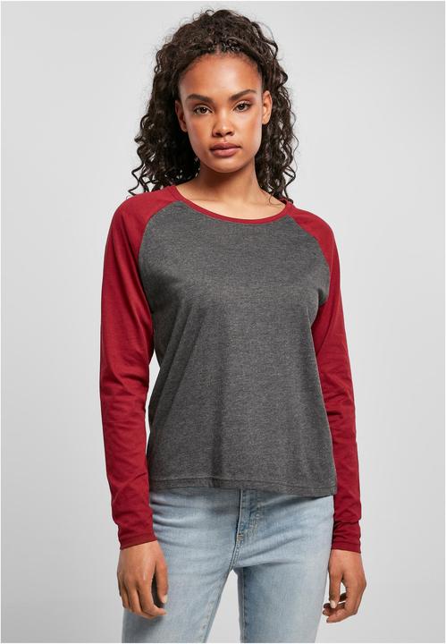 Produktbild Urban Classics Ladies Contrast Raglan Longsleeve (XS)