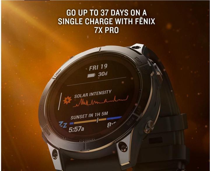 Image du produit Garmin Fenix 7X Pro solaire (51 mm)