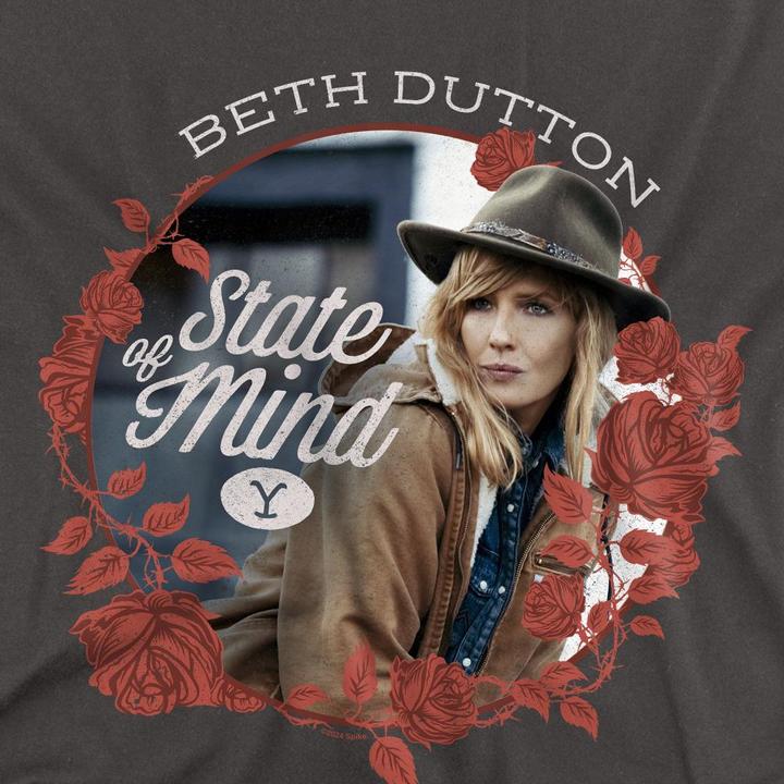 Actual product image Yellowstone Unisex Adult State Beth Dutton T-Shirt (XL)