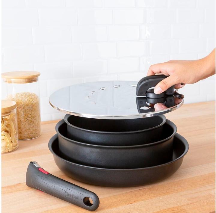 Actual product image Tefal Ingenio G6 Multi Lid 20 to 28cm stainless steel (30.80 cm, Plastic, Metal)