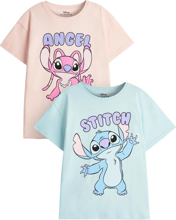 Lilo & Stitch TShirt Mädchen(2erPack) kurzärmlig