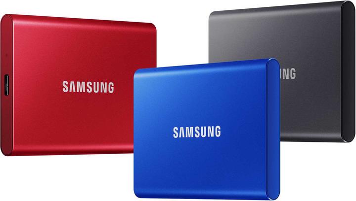 Image du produit Samsung Portable T7 Red (2000 Go)