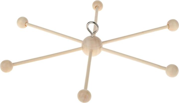 Folia Mobile star made of wood
