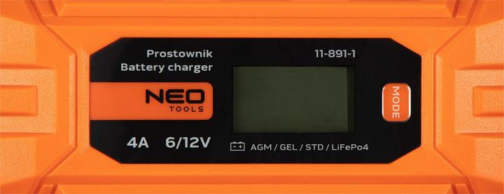 Image du produit Neo Chargeur automatique 4A/70W 3-120Ah pour batteries acide / AGM / GEL