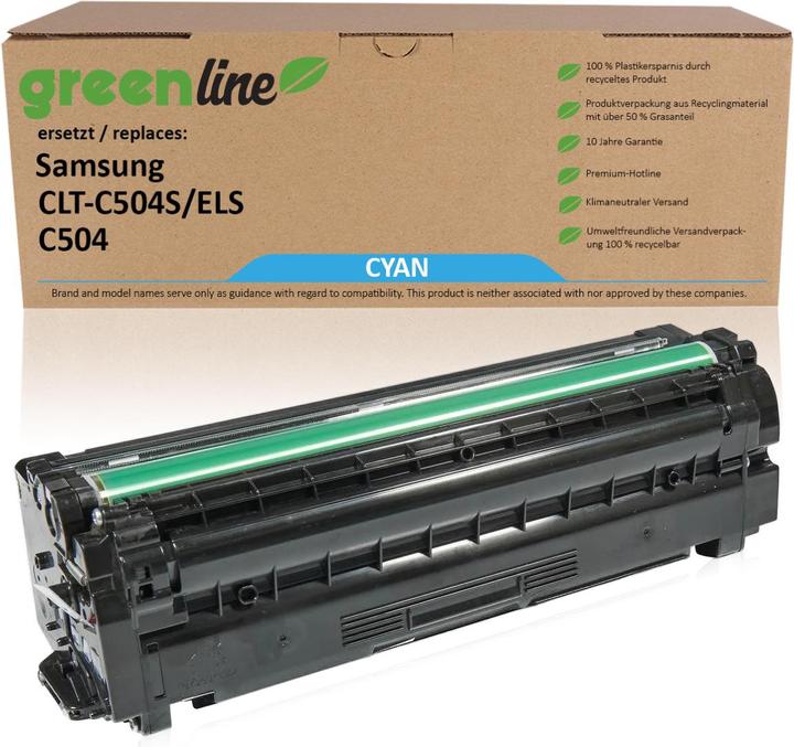 Actual product image Inkadoo greenline Compatible toner for Samsung CLP-410 Series (C)