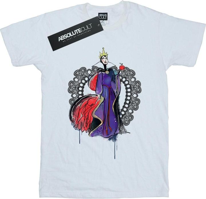Actual product image Disney Womens/Ladies Villains Maleficent Sketch Cotton Boyfriend T-Shirt (M)