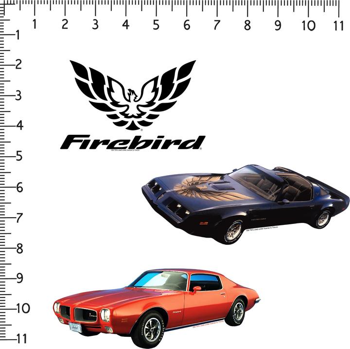Immagine prodotto Pontiac Firebird Deluxe Macchine Adesivi Misura Confezione 50