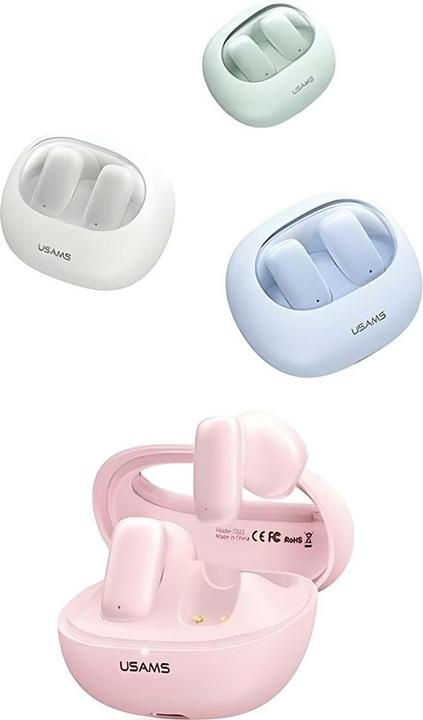 Immagine prodotto Usams Bluetooth 5.3 TWS Serie TD bezprzewodowe różowy/rosa BHUTD03 (TD22) (5 h, Senza fili)
