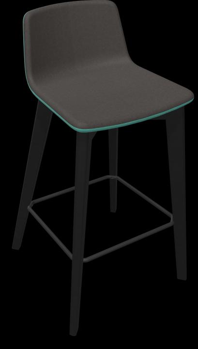 Gris foncé, Menthe, Noir, Frêne teinté noir