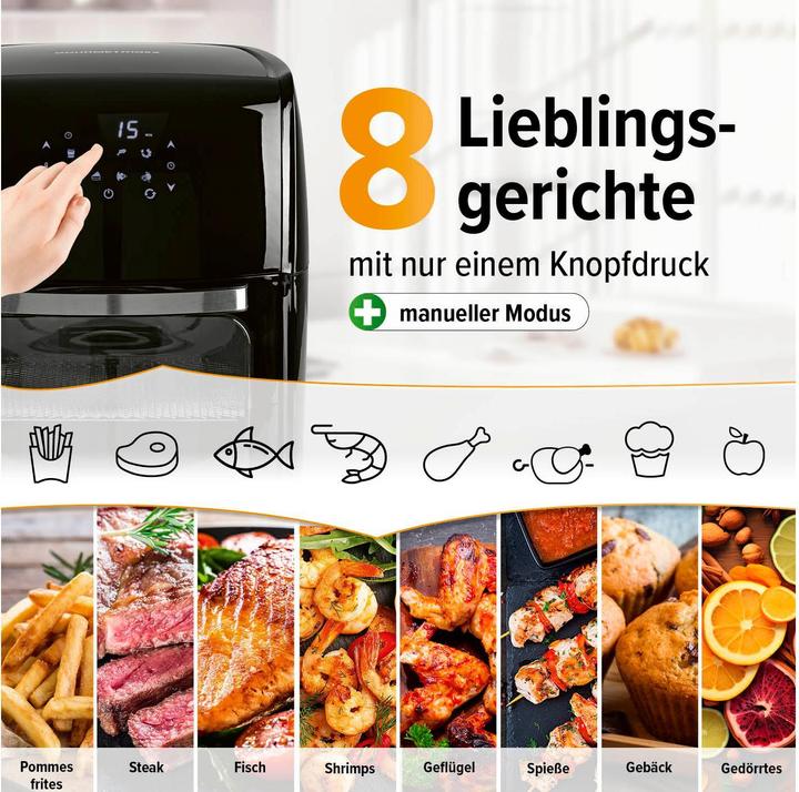 Actual product image Gourmetmaxx Heissluft-Fritteuse