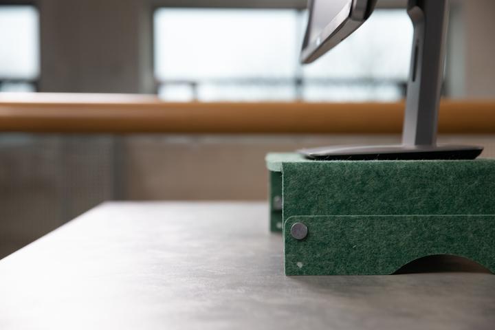 Immagine prodotto Bakker Elkhuizen Supporto per monitor Q-Riser 110 circolare