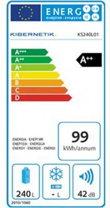 Energy Label Kibernetik Ks240l01 (237 l)