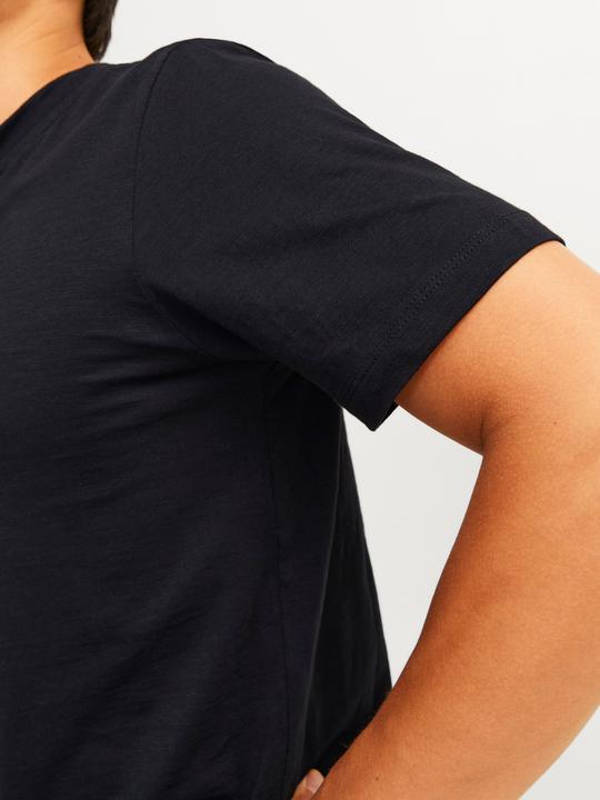 Immagine prodotto Jack & Jones T-shirt monocolore con colletto da nonno (M)