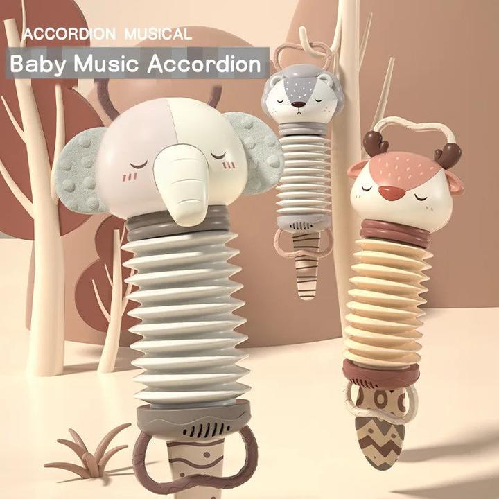 Produktbild Activity Board Cartoon Hirsch Akkordeon Baby Musikspielzeug Früherziehung Instrument Elektronische Vocal Spielzeug