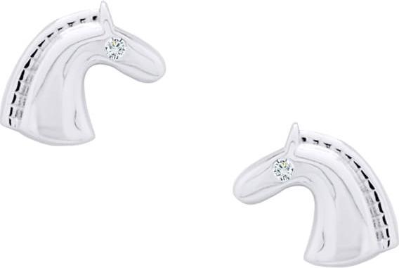 Image du produit Candy Clous d'oreille cheval, argent sterling 925 (Argent massif de 925, Argent sterling 925)