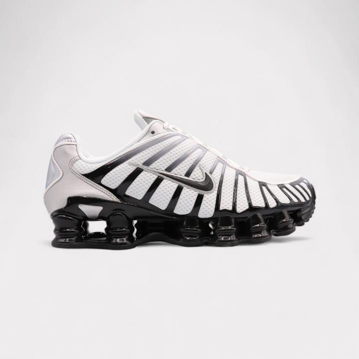 Metallic Silver, Black -  White