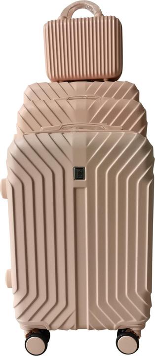 Actual product image NTK-Collection Hartschalenkoffer 4er-Set Mabell Pink (115 l, Hand luggage (up to 50 litres), M (50 - 90l), L (90 - 115l), XL (from 140l))
