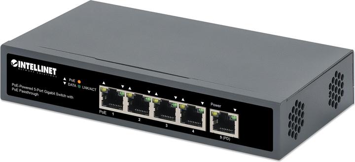 Immagine prodotto Intellinet Switch Gigabit a 5 porte alimentato a PoE con PoE passthrough (5 Porti)