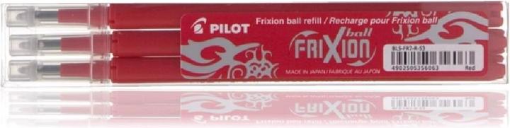 Pilot FriXion Refill Set à 3 (Ersatzmine, Rot, 0.35 mm)