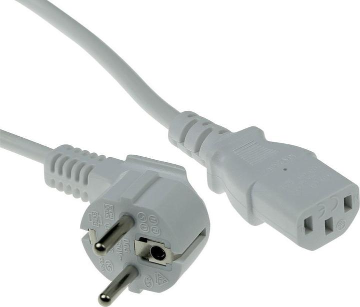 Immagine prodotto Connettore di rete CEE7/7 maschio (angolato) (1.50 m, C13)