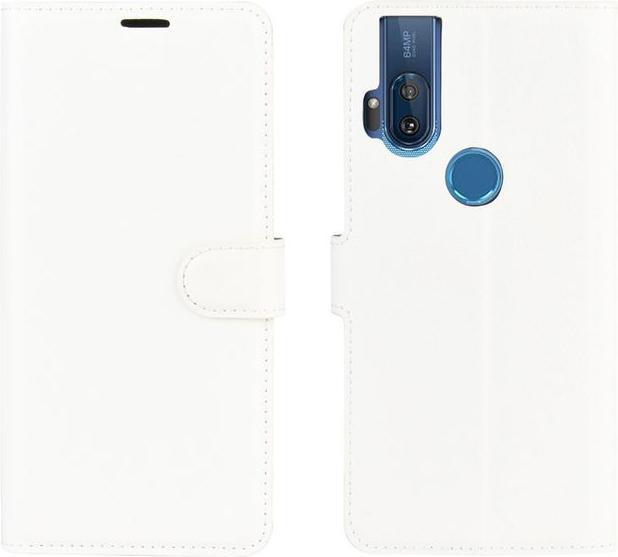 Actual product image MU Classic Litchi Leather Bookcover Series (Motorola One Hyper)
