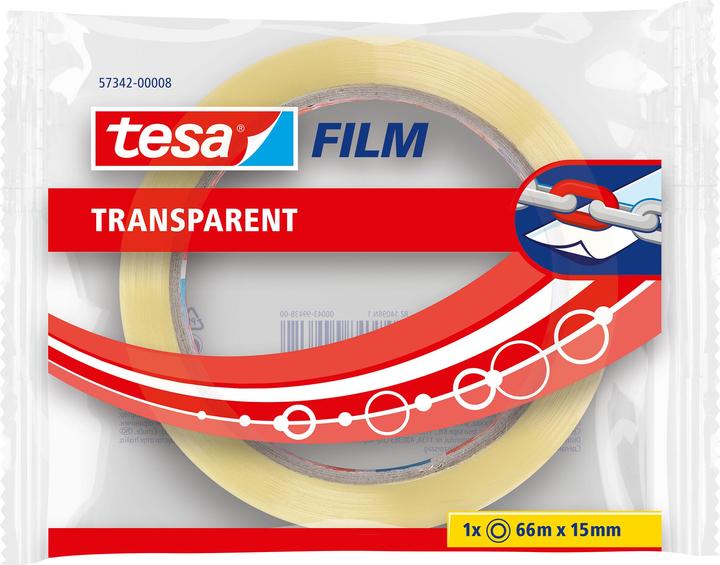 Produktbild tesa tesafilm 1x TRANSPARENT Klebeband (15 mm)