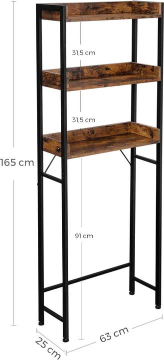 Image du produit Jamb Badregal (63 x 25 x 165 cm)