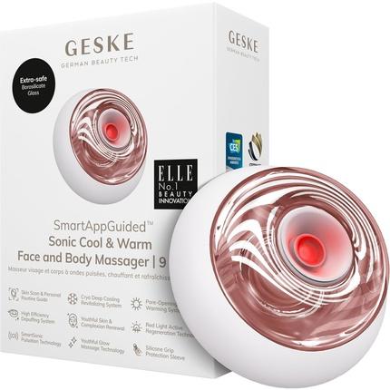 Actual product image Geske Smartappguidedtm Sonic Cool & Warm Face & Body Massager 9 in 1 Electric