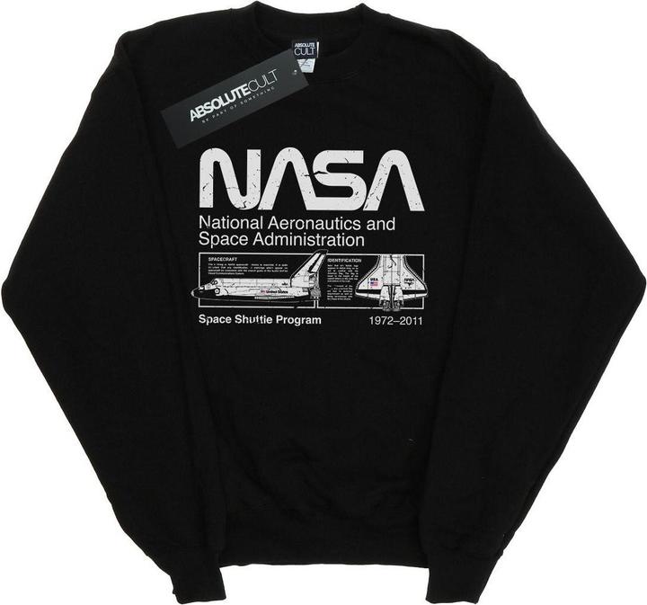 Nasa Classic Space Shuttle Sweatshirt Mädchen
