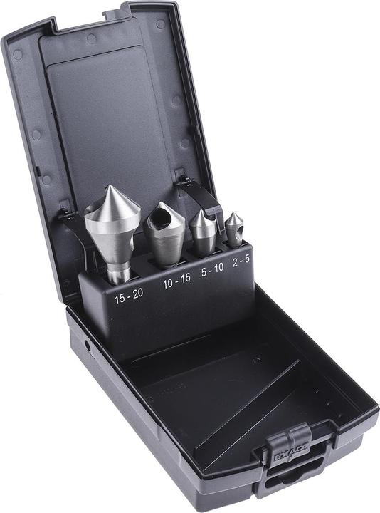 Immagine prodotto Exact Set di svasatori a croce 4 pezzi 10 (5, 10, 15, 20 mm)