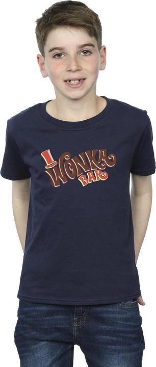 Immagine prodotto Willy Wonka & the Chocolate Factory Bar Logo Maglietta Ragazzi (128)