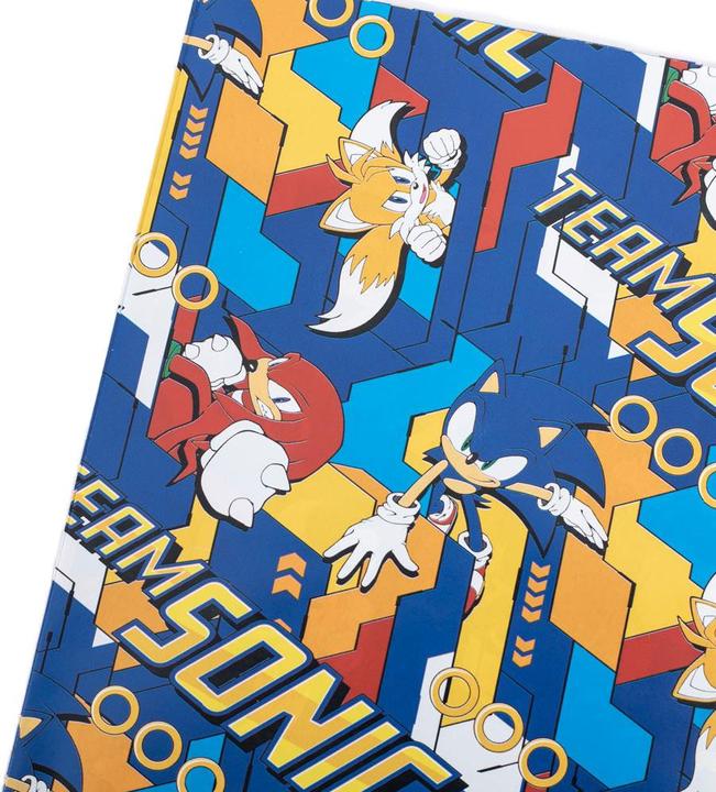 Produktbild Sonic The Hedgehog GeschenkpapierSet (Geschenkpapier, 2 x)