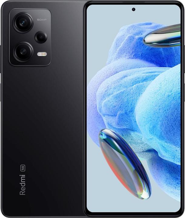 Produktbild Xiaomi Redmi Note 12 Pro 5G (128 GB, Midnight Black, 6.67", Dual SIM, 50 Mpx, 5G)