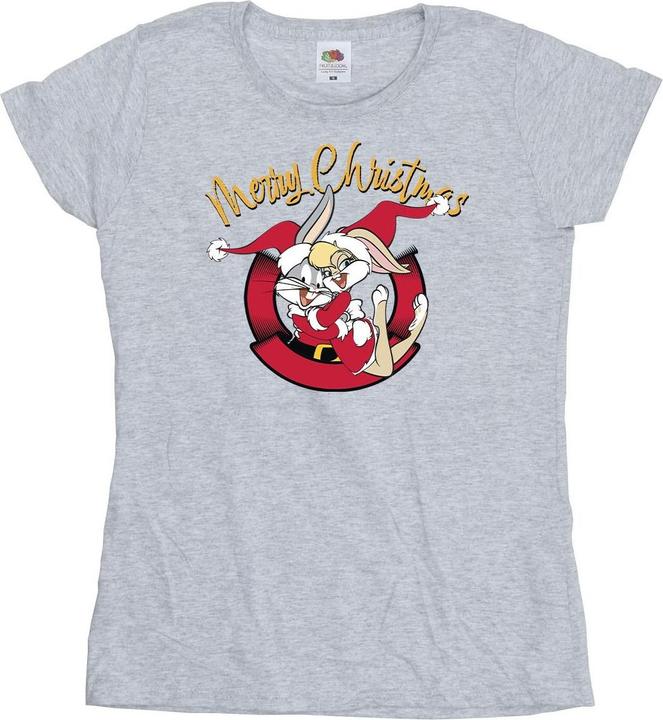Actual product image Looney Tunes Womens/Ladies Lola Merry Christmas Cotton T-Shirt (S)