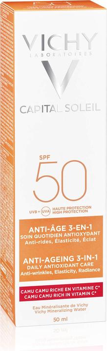 Immagine prodotto Vichy Capital Soleil 3-in-1 (Crema solare viso, SPF 50, 50 ml, 72 g)