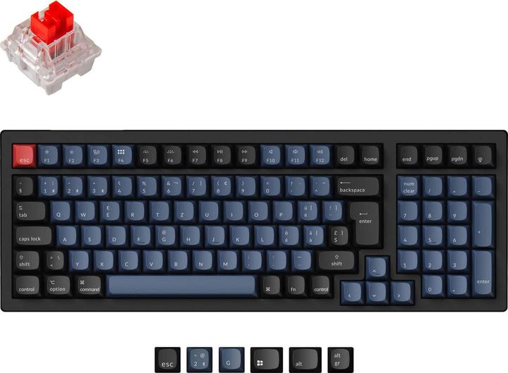 Image du produit Keychron K4 Pro (CH, Filaire, Sans fil)