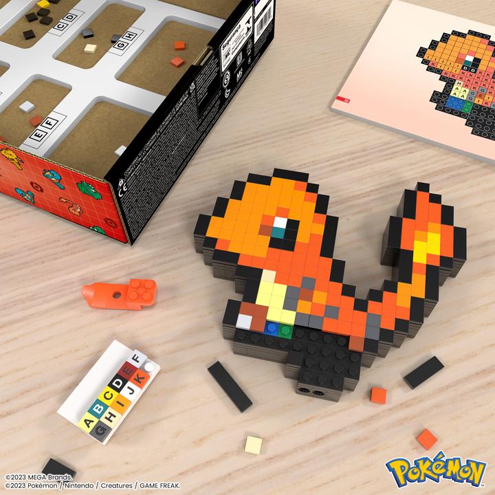 Actual product image MEGA Glumanda Pixel Art